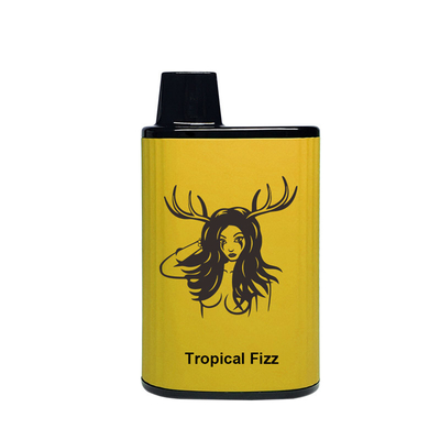 Luchtstroom Regelbare 4000 Rookwolken Beschikbaar Vape Aangepast Logo Tropical Fizz Flavor