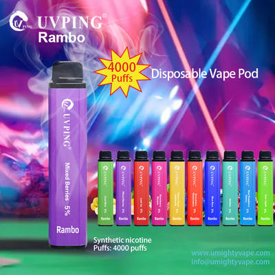 De Navulbare Batterij 1100mah van Rambomesh coil disposable vape non